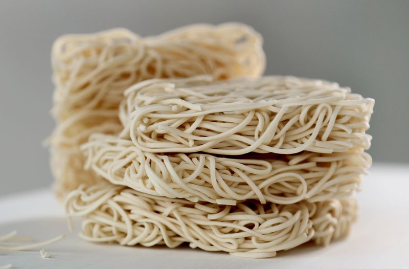 Air-dried noodle nests